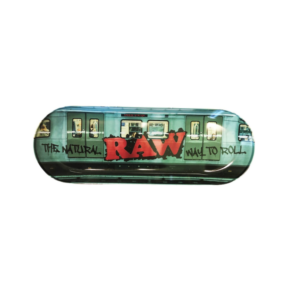 Raw Bandeja De Armado Rolling Tray Skate Graffiti